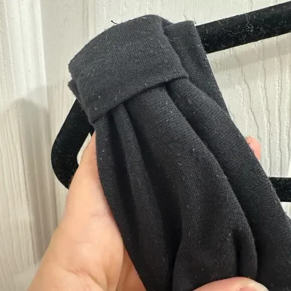 Lindy Bop Dress Polka Dot Off Shoulder Pockets 12 L Retro 40's Twee Rockabilly - Picture 4 of 10